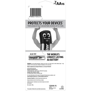Energizer Max Batteries AA 16pk