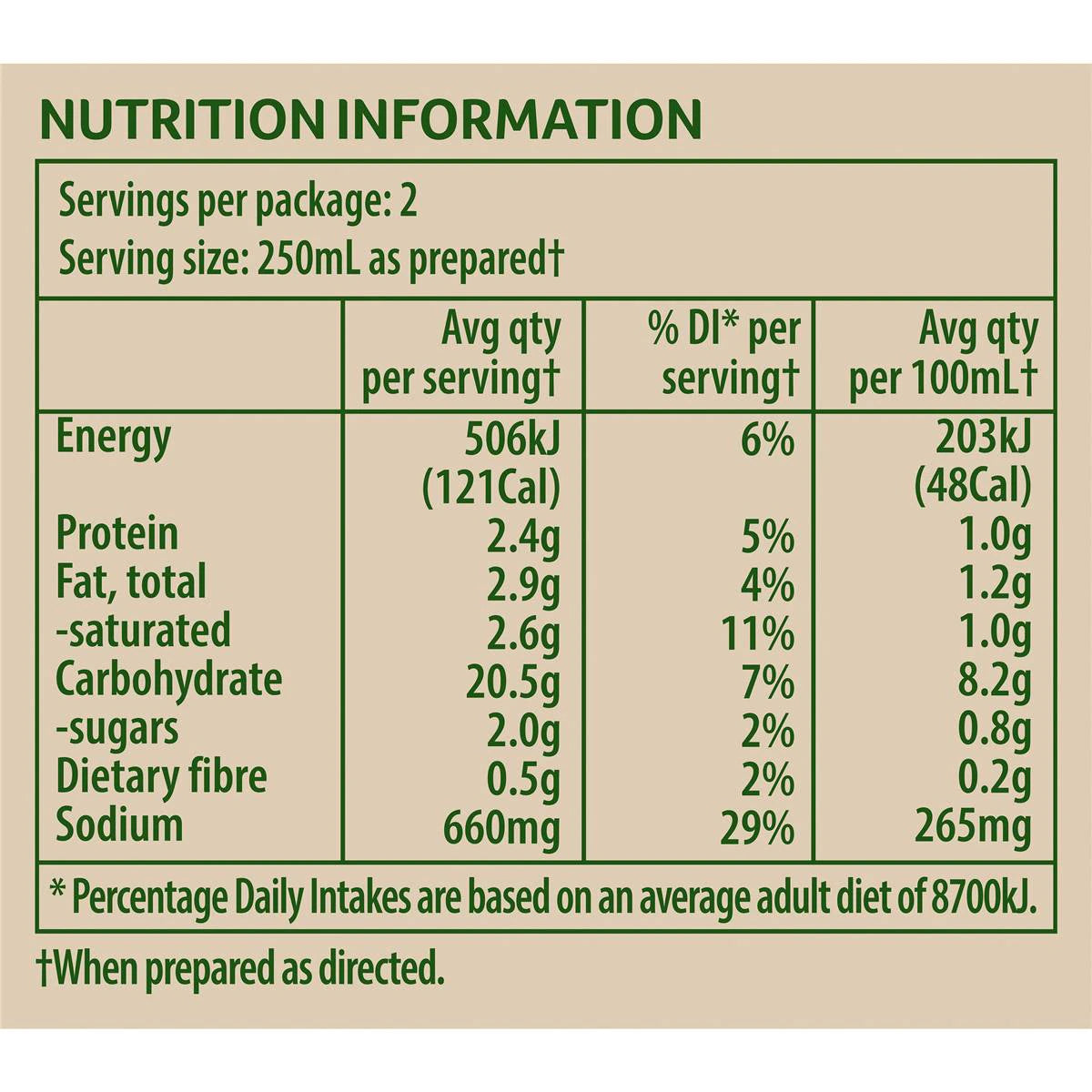 Continental Classics Cup A Soup Creamy Chicken With Lots Of Noodles 60g 2 Serve