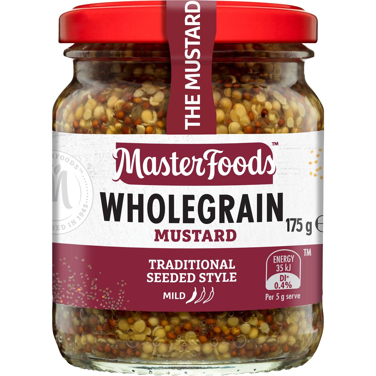 Masterfoods Wholegrain Mustard 175gm
