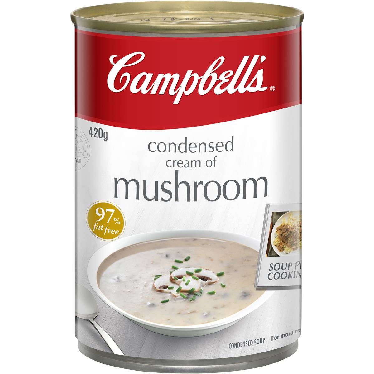 Campbell's Cream of Mushroom Condensed Soup 420g