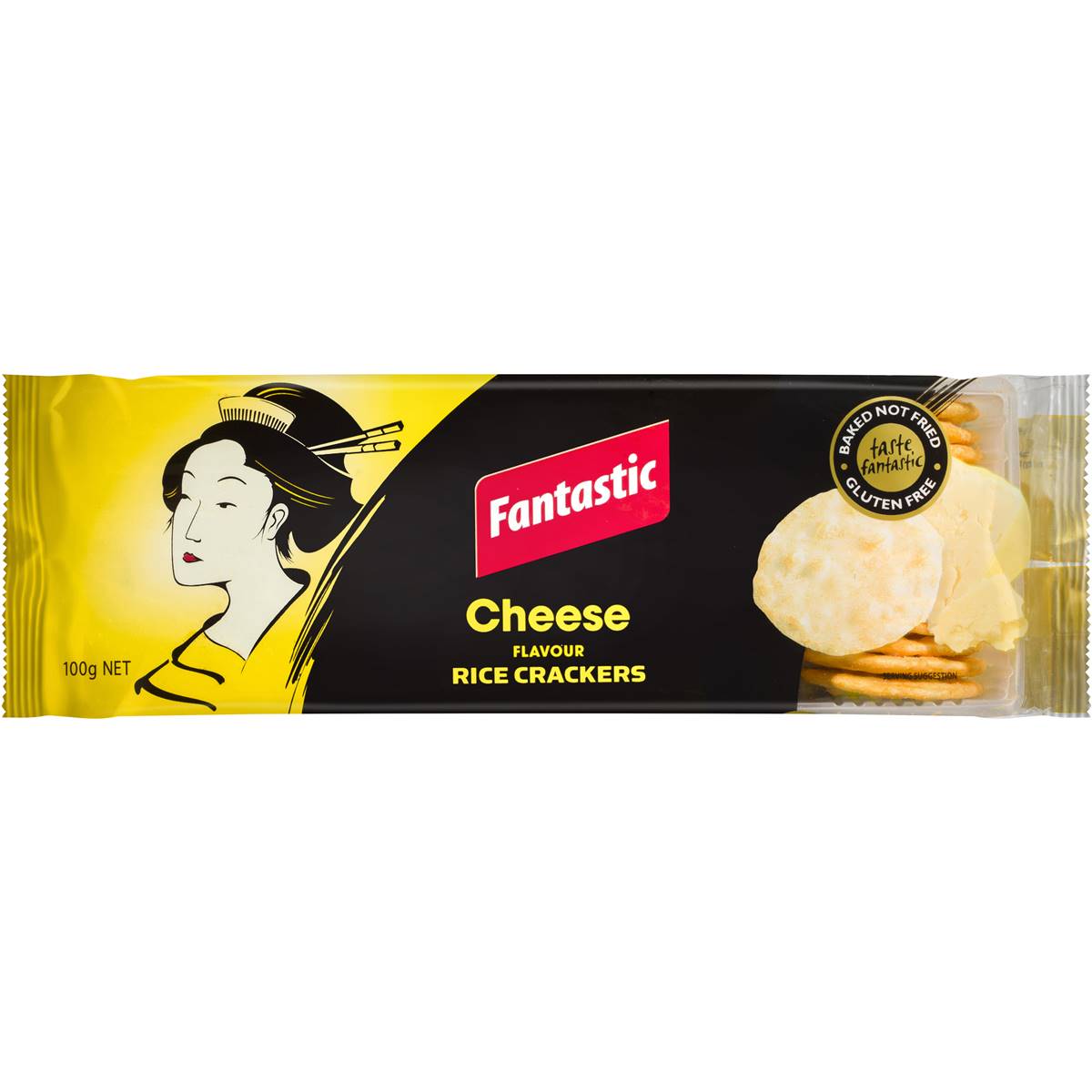 Fantastic Rice Crackers Cheese 100g