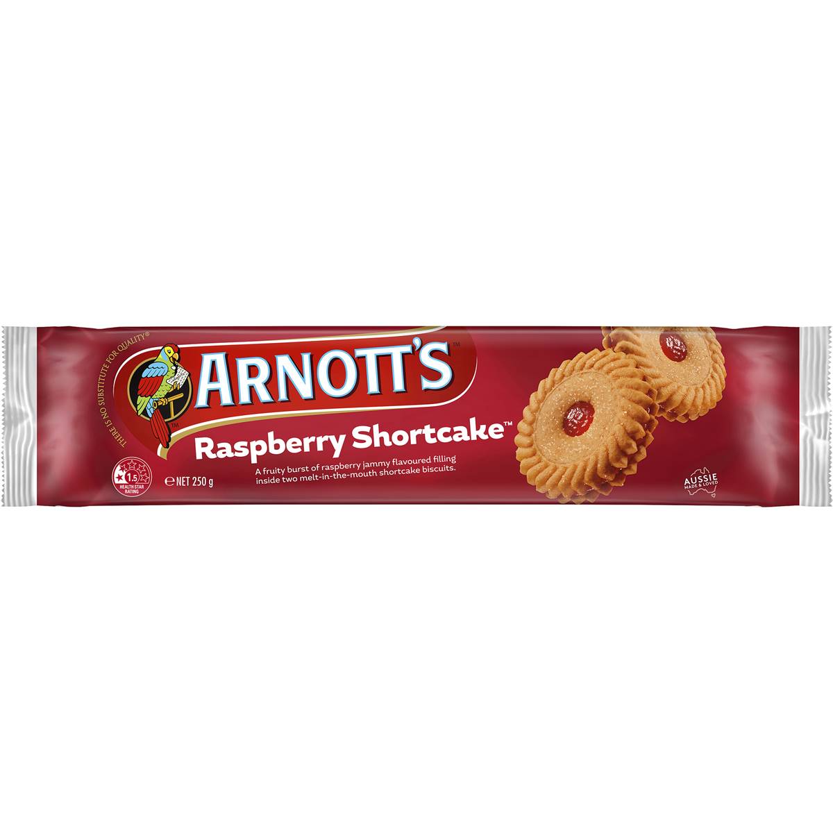 Arnotts Raspberry Shortcake 250g