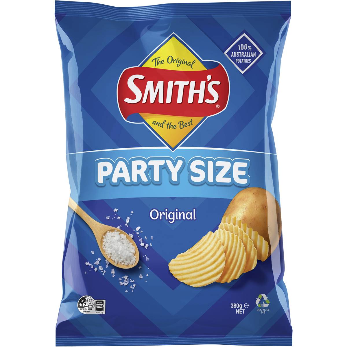 Smith's Original Chips Party Size 380g