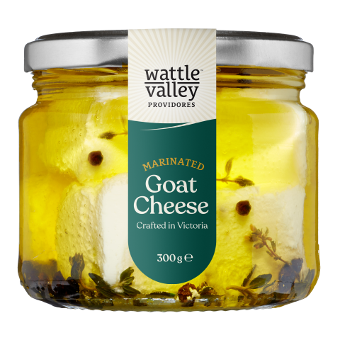 Wattle Valley Marinated Goats Cheese 300g
