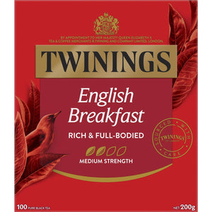 Twinings English Breakfast Tea Bags 100pk 200g