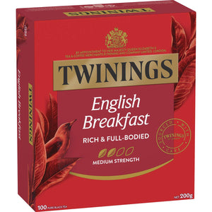 Twinings English Breakfast Tea Bags 100pk 200g