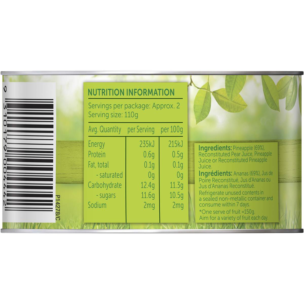 Golden Circle Pineapple Slices 225gm