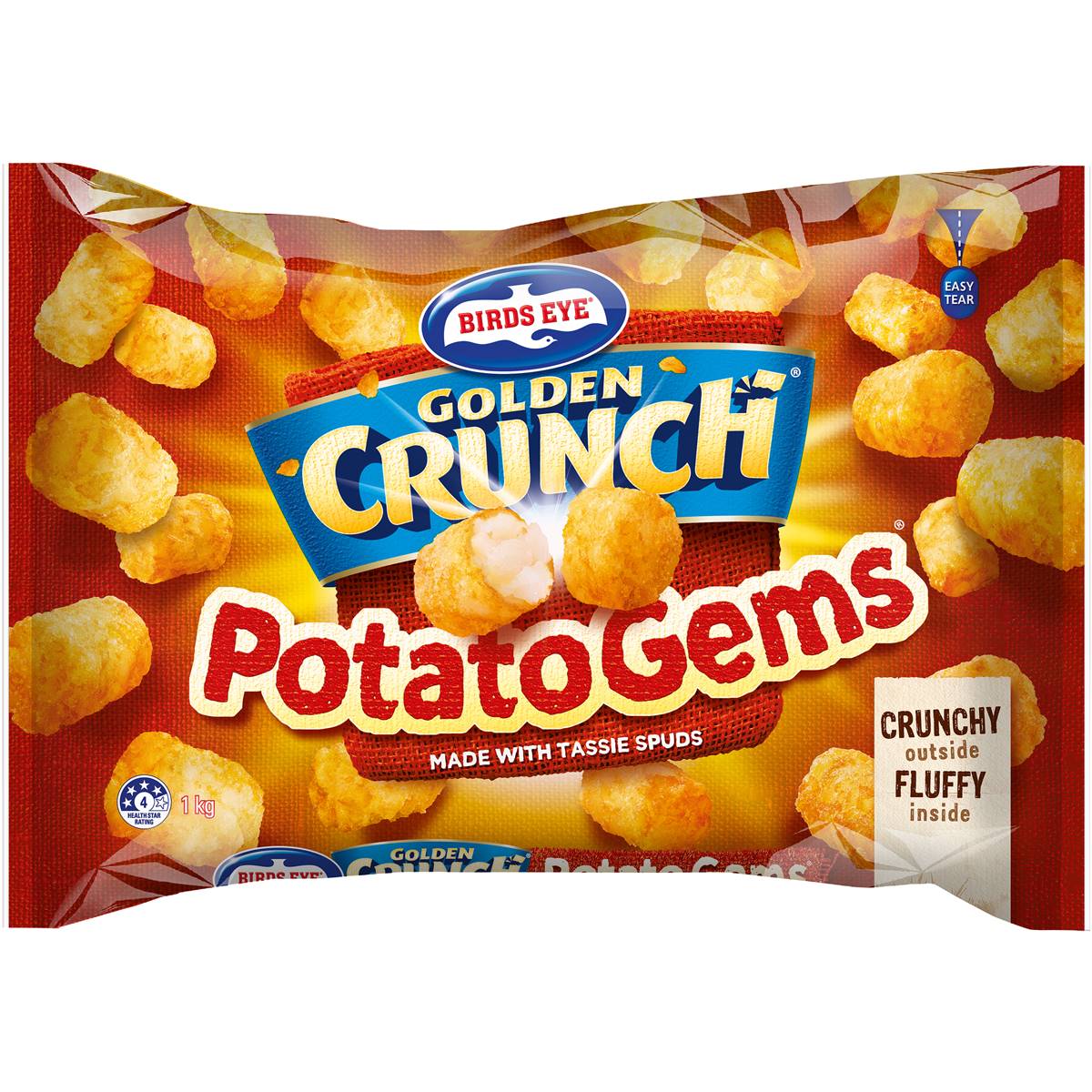 Birds Eye Golden Crunch Potato Gems 900g