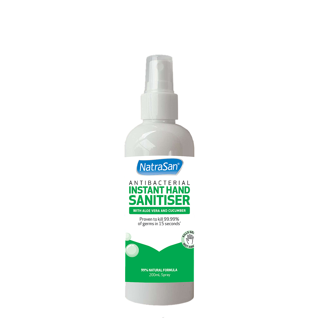 NatraSan Hand Sanitiser Spray Aloe Vera 200ml