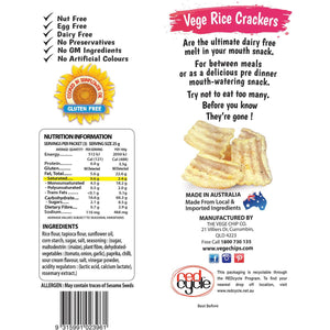 Vege Rice Crackers Sweet Chilli & Sour Cream 75g
