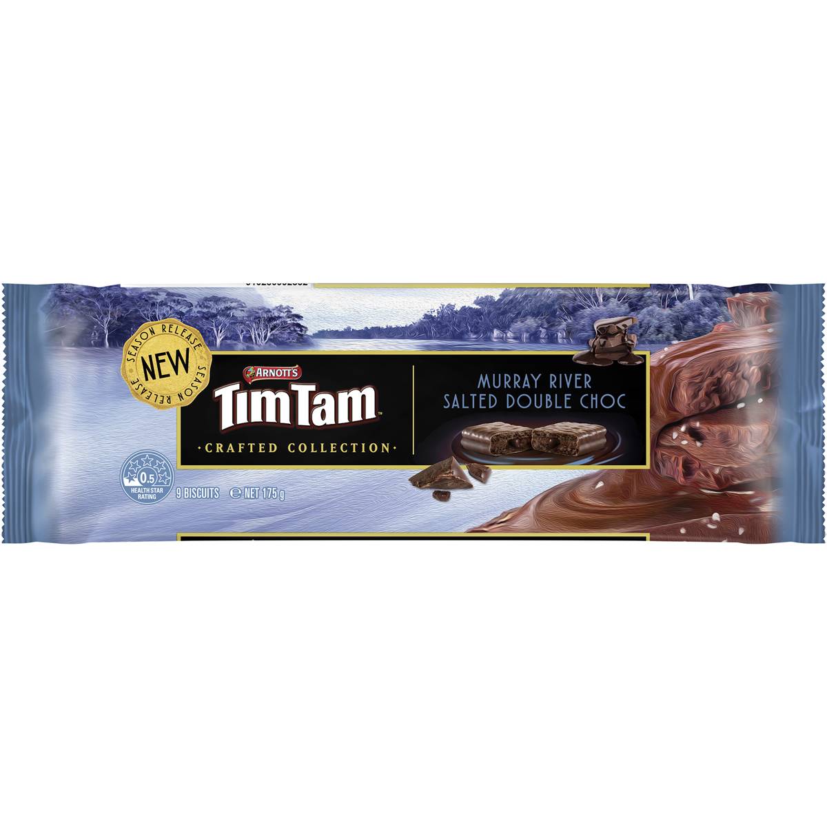 Arnott's Tim Tam Crafted Salted Double Chocolate Biscuits