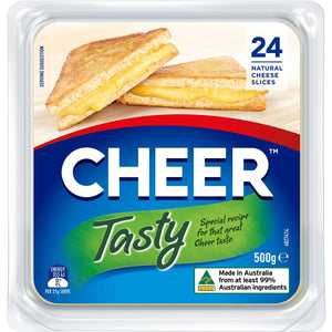 Cheer Cheese Tasty Slices 500g