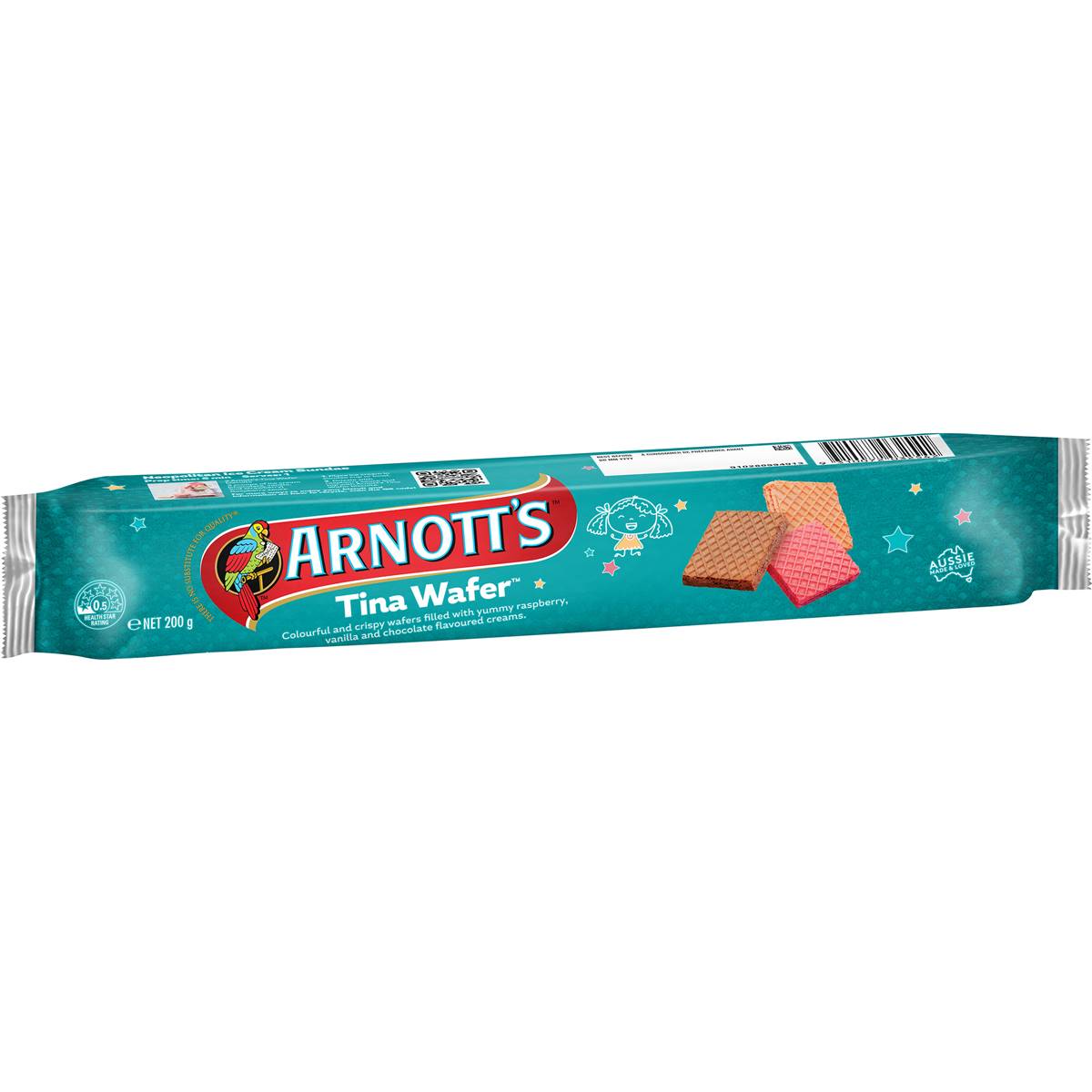 Arnotts Tina Wafer 200g