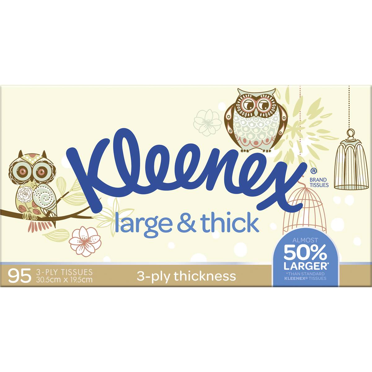 Kleenex Large & Thick Tissues 95s