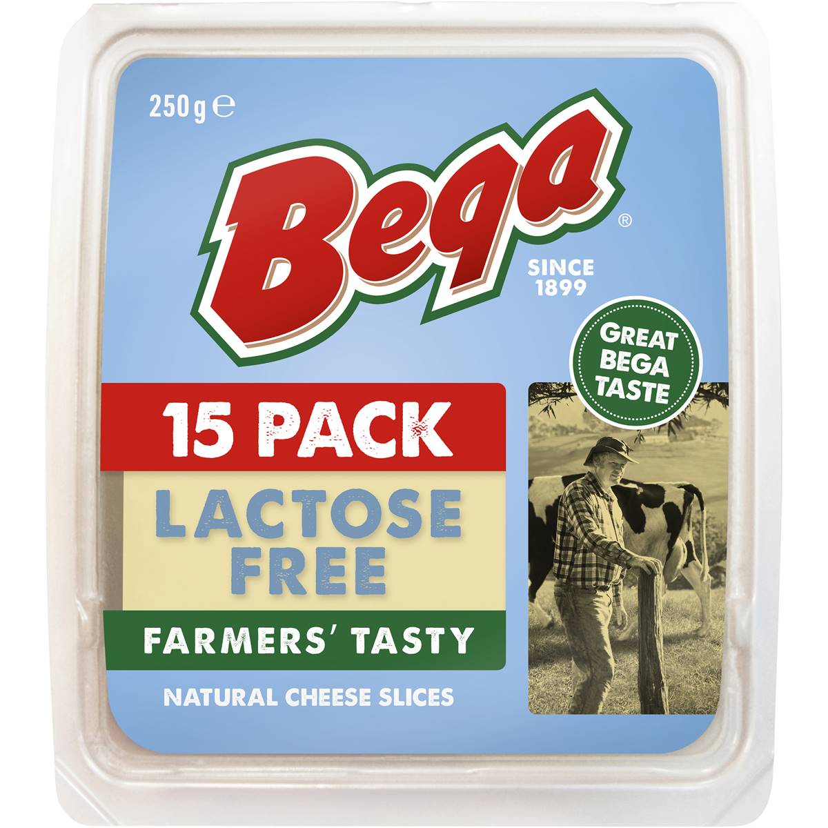 Bega Cheese Lactose Free Slices 250g