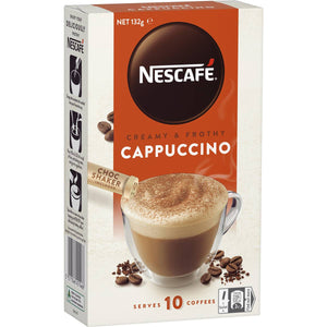 Nescafe Coffee Cappuccino Sachets 10pk