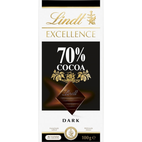 DNO Lindt Excellence Cocoa 70% 100g
