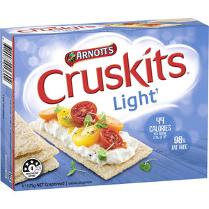 Arnotts Cruskits Light 98% Fat Free 125g