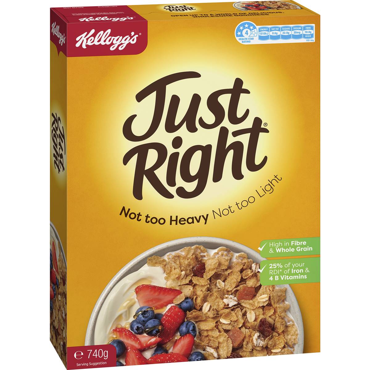 Kellogg's Just Right Apricot & Sultana Cereal 740g