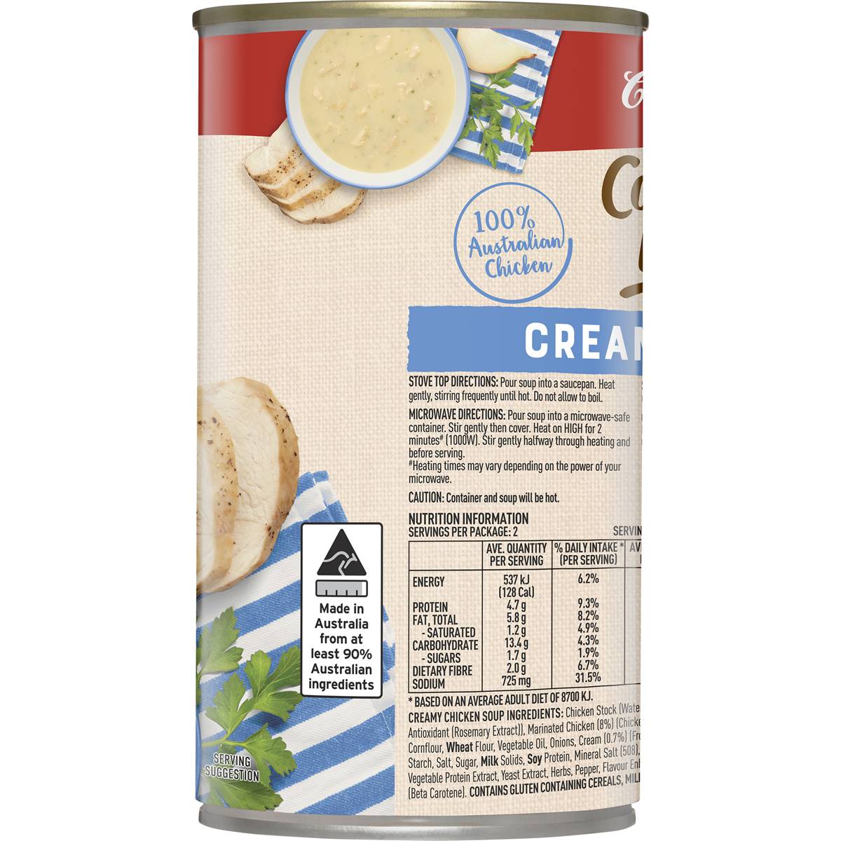 Campbell's Country Ladle Cream of Chicken Soup 500g