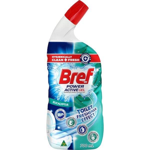 DNO Bref Power Active Eucalyptus Gel Toilet Cleaner 700ml