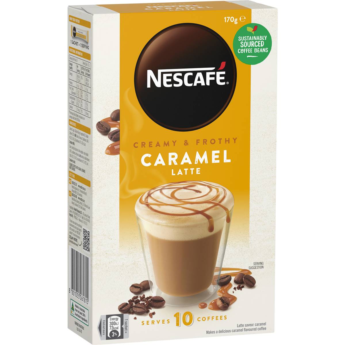 Nescafe Caramel Latte 10 Sachets