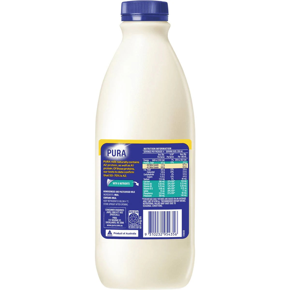 Pura 1L Full Cream Milk