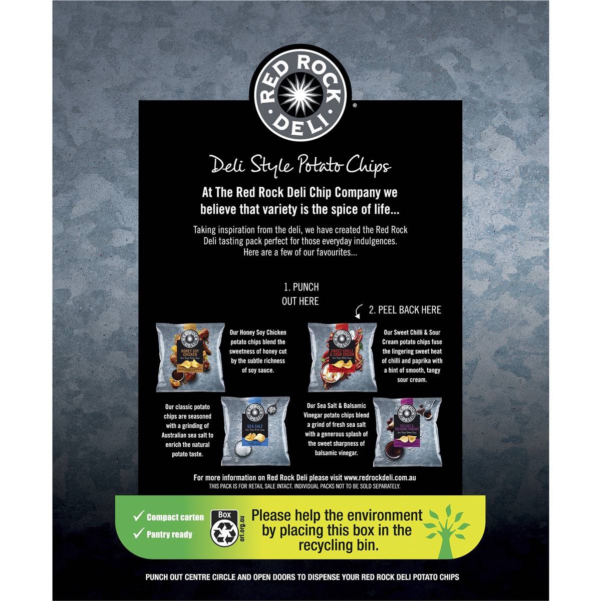 Red Rock Deli Chips Selection 10 Pack 280g
