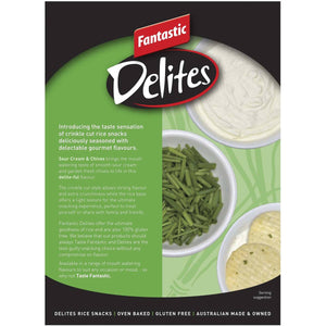 Fantastic Delites Sour Cream & Chives 100g