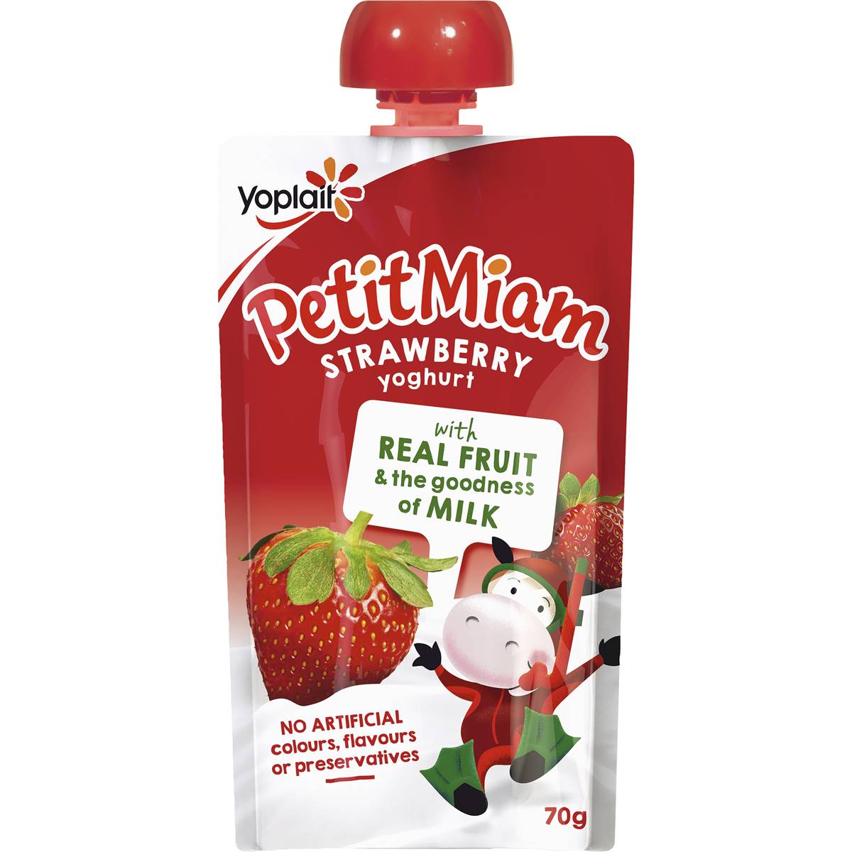Yoplait Petit Miam Strawberry 70g