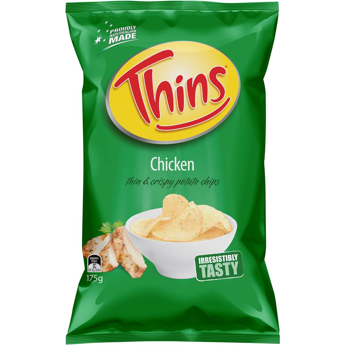 Thins Chips Chicken 175gm