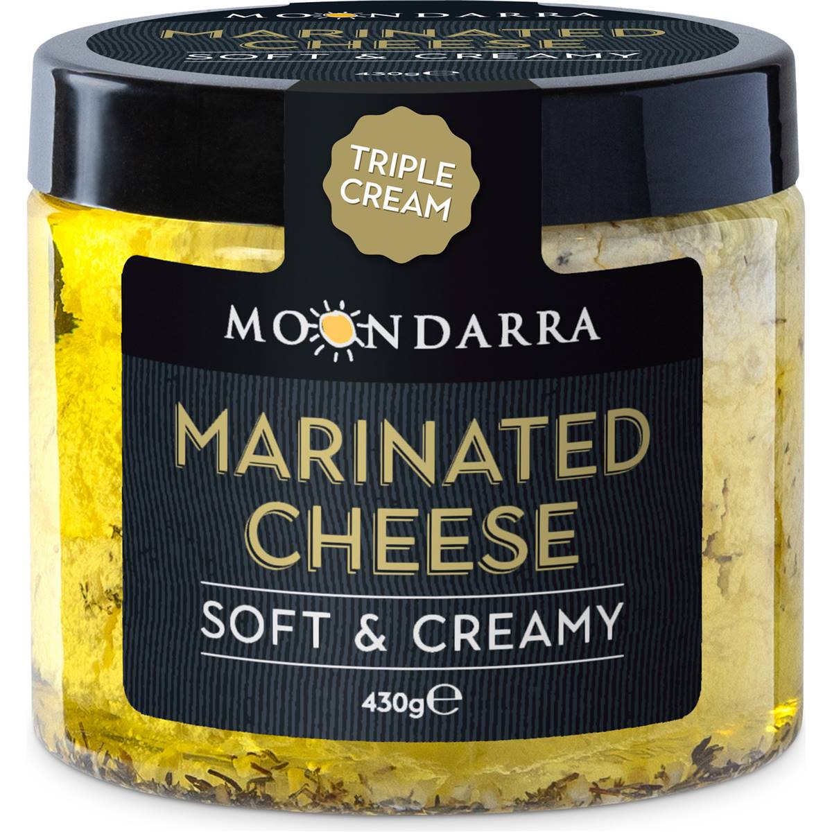 Moondarra Triple Cream Marinated Cheese 430g