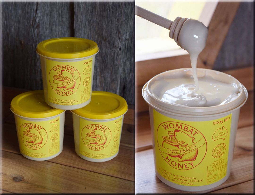 Wombat Honey Creamed Honey 500g