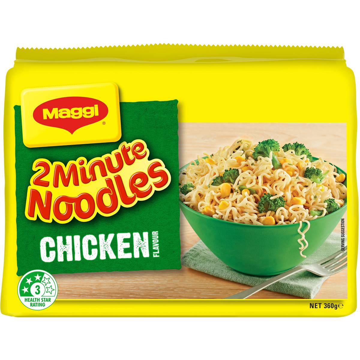 Maggi 2 Minute Noodles Chicken 5 Pack 360g