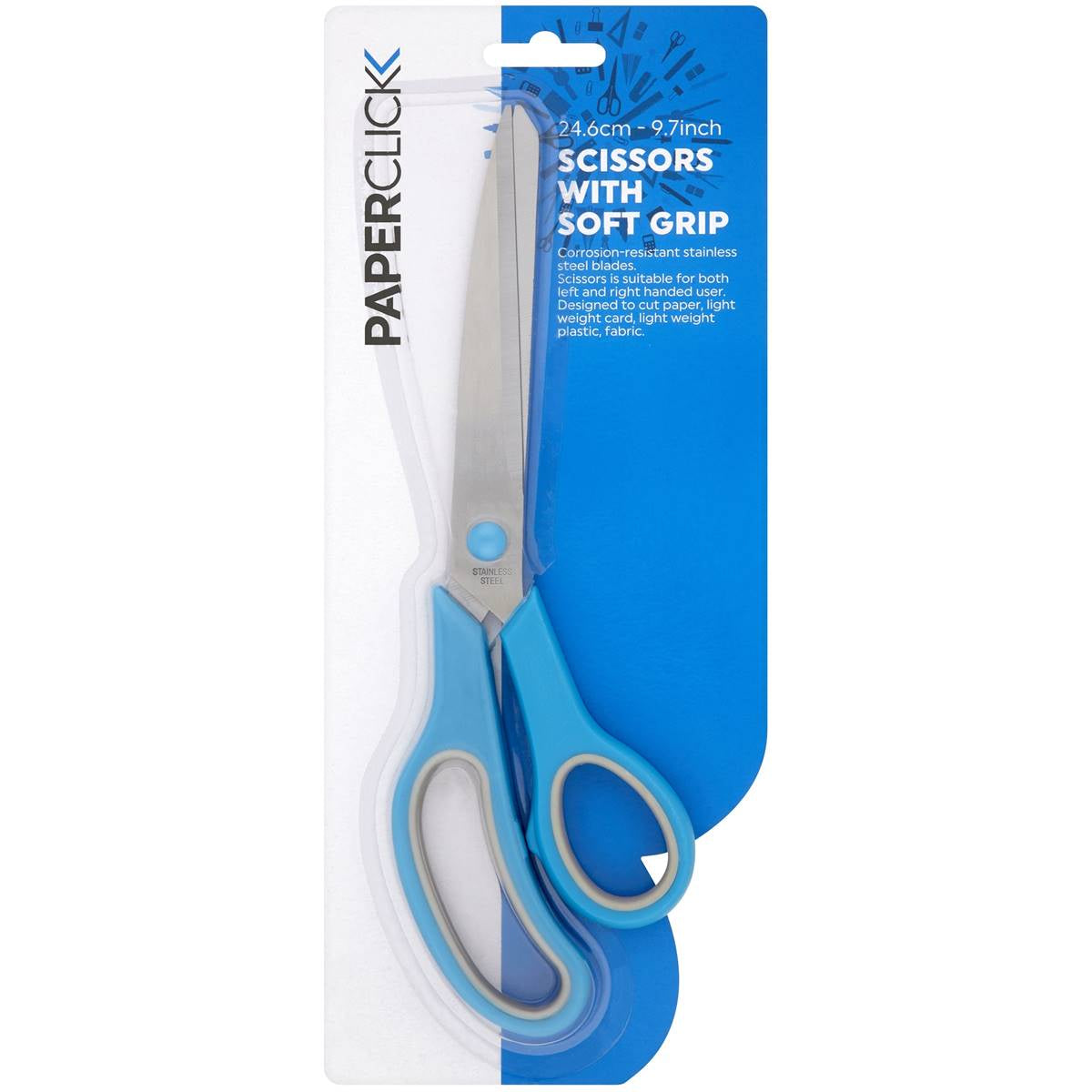 PaperClick Scissors with Soft Grip 24cm