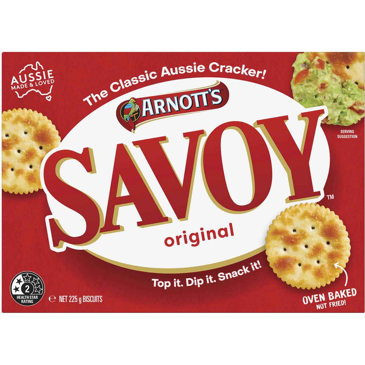 Arnott's Savoy Original Cracker 225gs