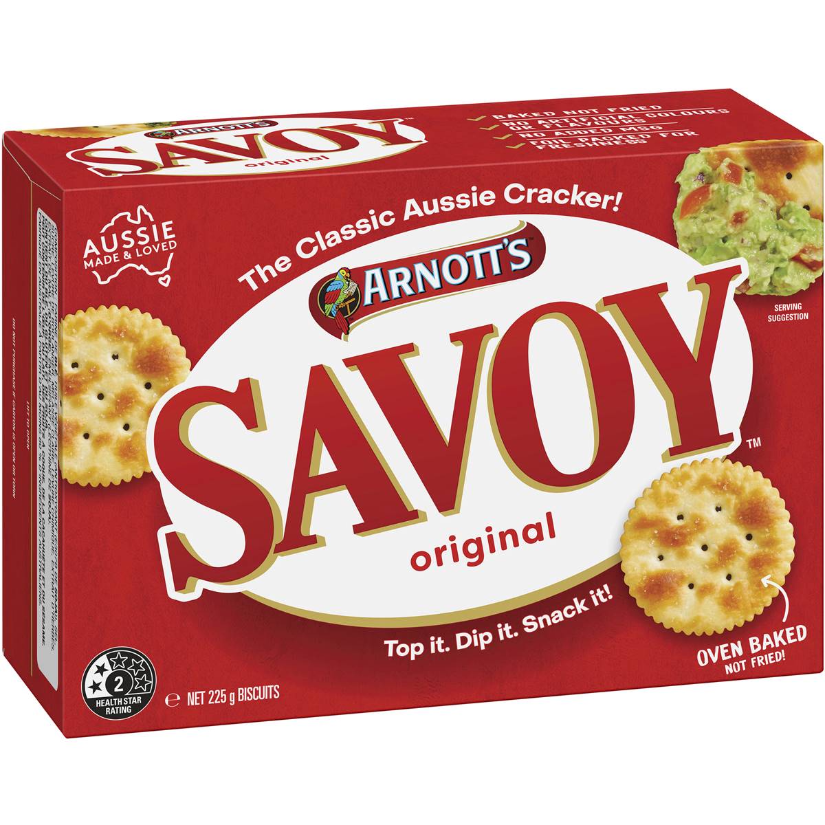 Arnott's Savoy Original Cracker 225gs