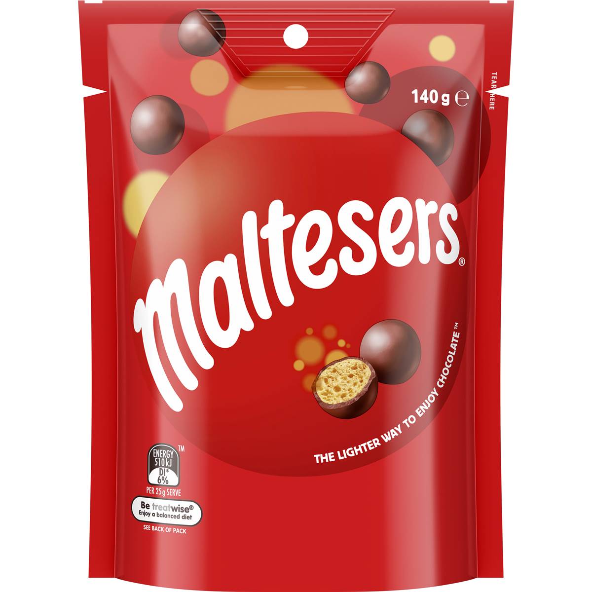 Maltesers Milk Chocolate Bag Medium 140g