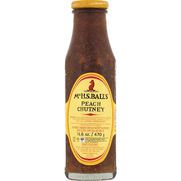 Mrs H.S. Balls Peach Chutney 470g