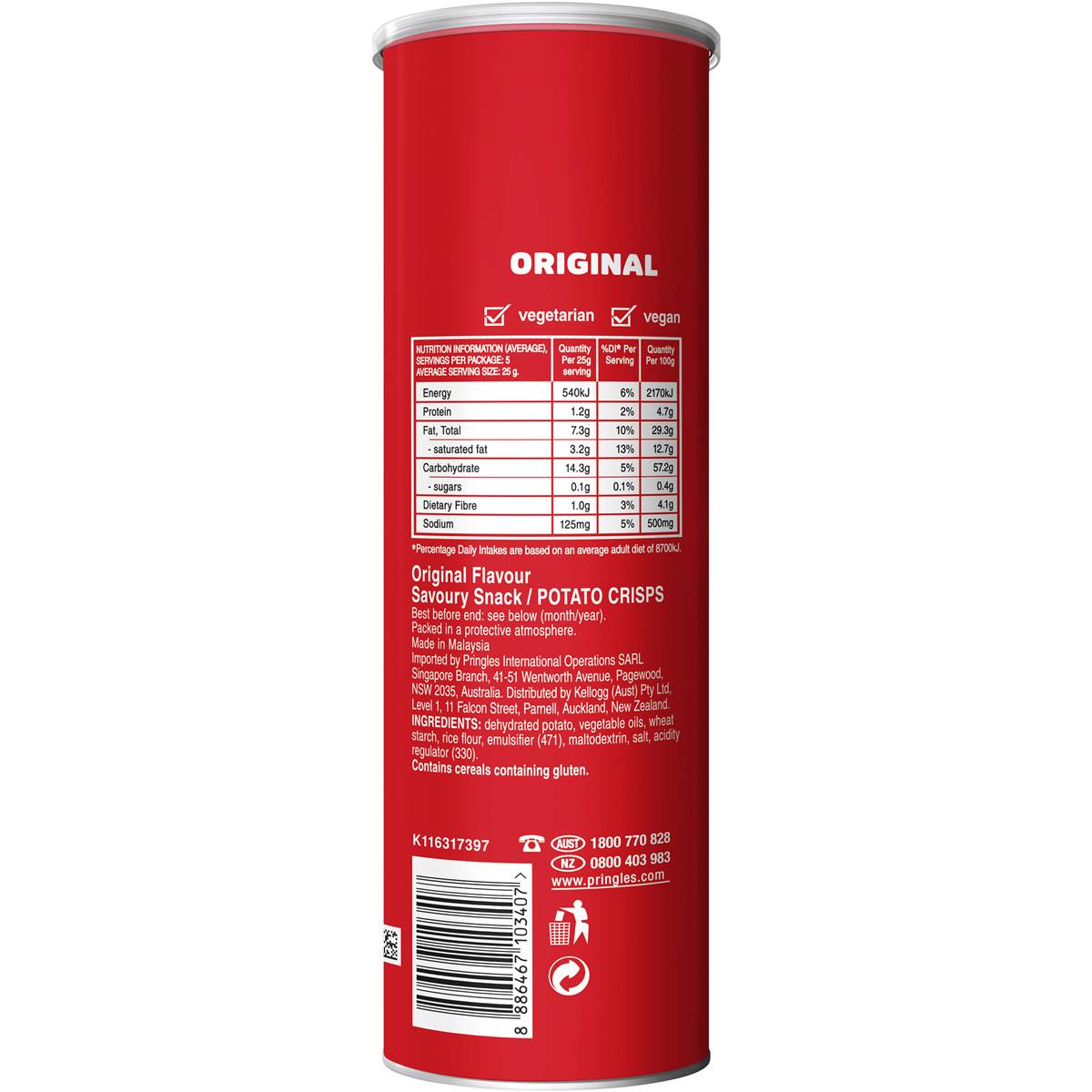 Pringles Original 134gm