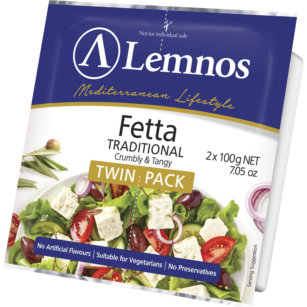 Lemnos Fetta Traditional Twin Pack 2 x 100g