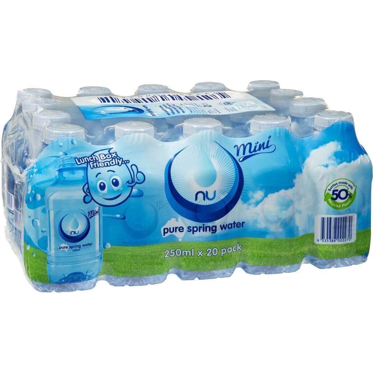 NU Pure Spring Water Mini 20 x 250ml