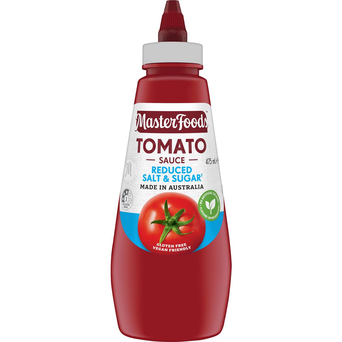 Masterfoods Tomato Sauce Reduced Salt and Sugar 500ml