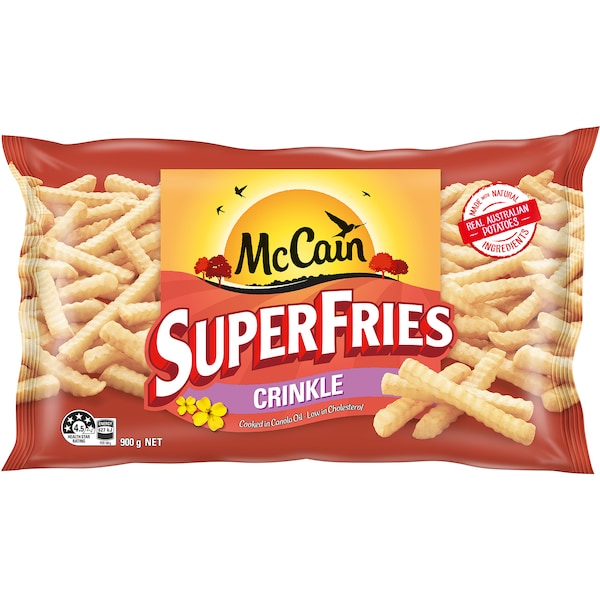 McCain Crinkle Cut Fries 900g