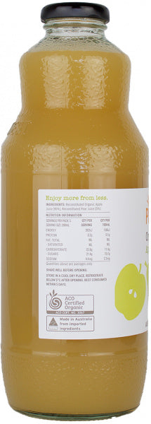 Pure Harvest Organic Pear & Apple Juice G/F 1ltr