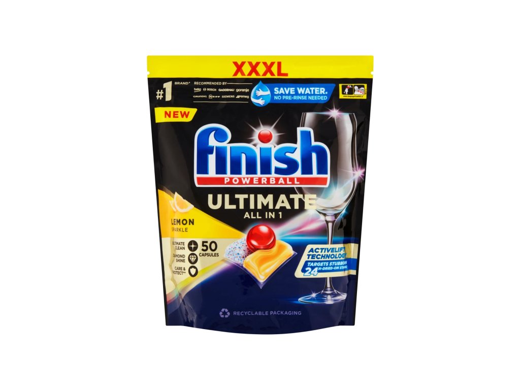 Finish Ultimate All in 1 Tablets Lemon Sparkle 50s