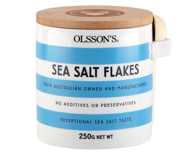 Olsson's Sea Flakes Stoneware Jar 250g