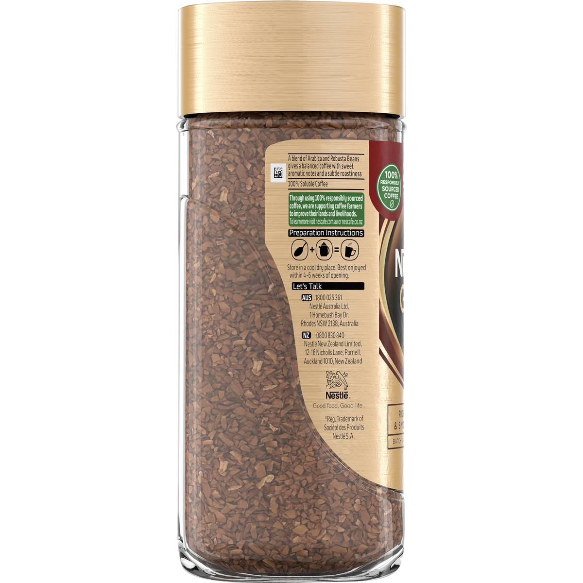 Nescafe Gold Original Instant Coffee 100g