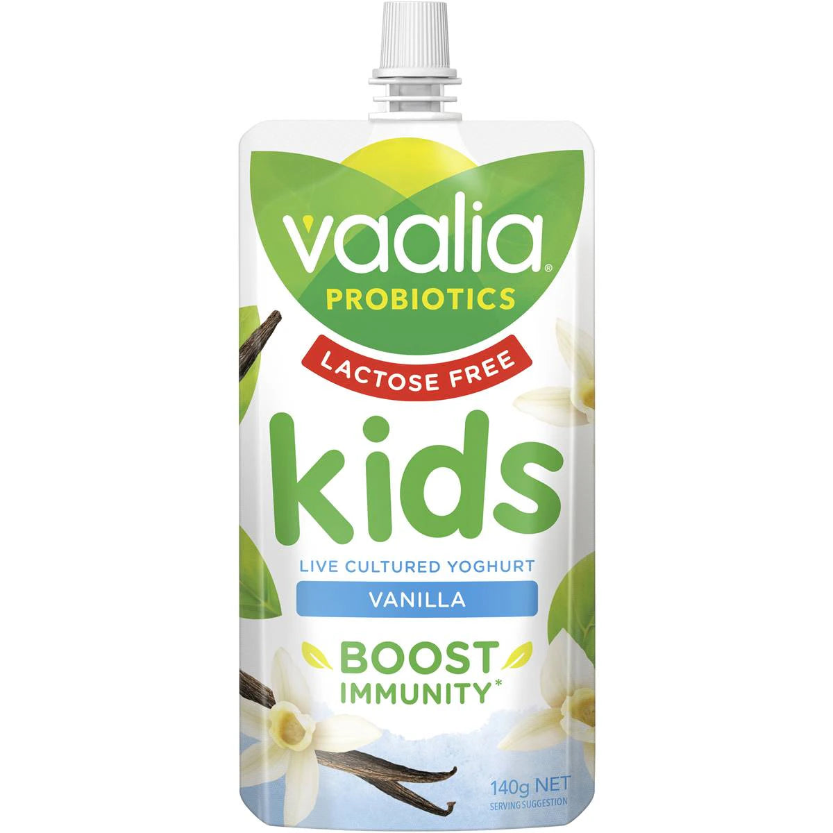 Vaalia Kids Yoghurt Lactose Free Vanilla 140g