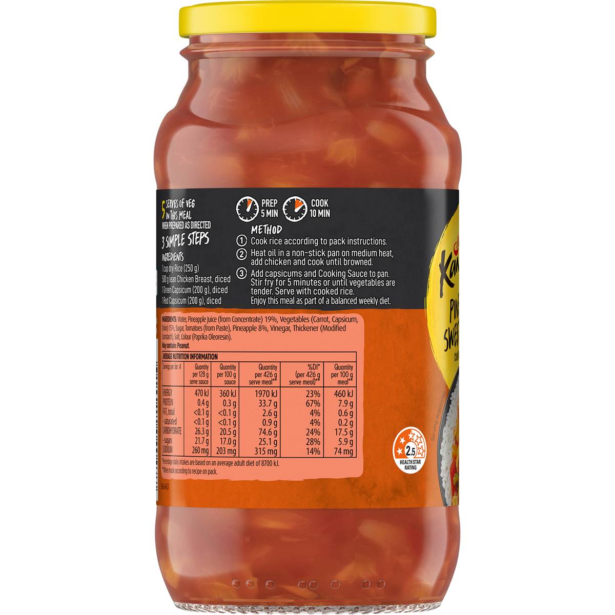 Kan Tong Pineapple Sweet & Sour Cooking Sauce 515g